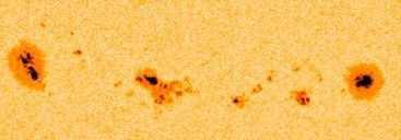 High resolution image of sunspot group 12671