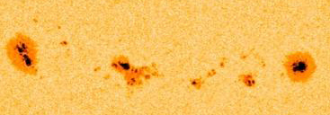 High resolution image of sunspot group 12671