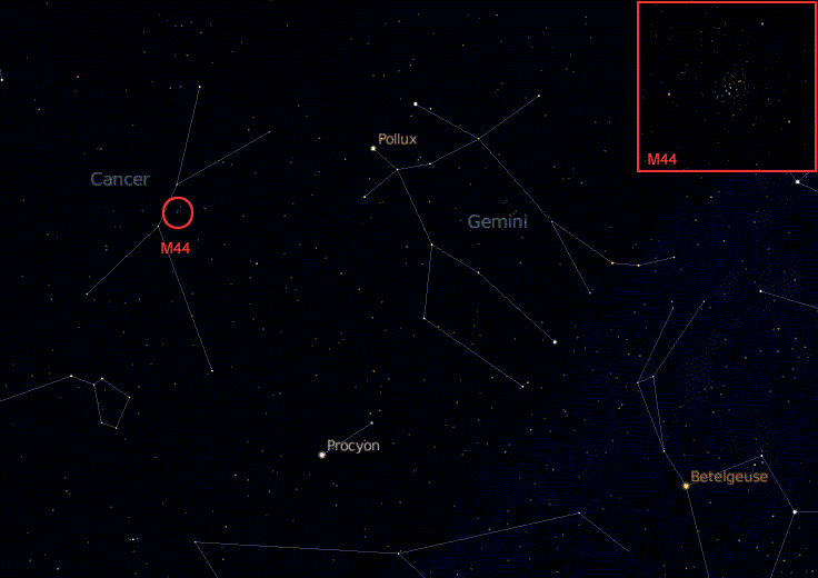 Hyades finder chart