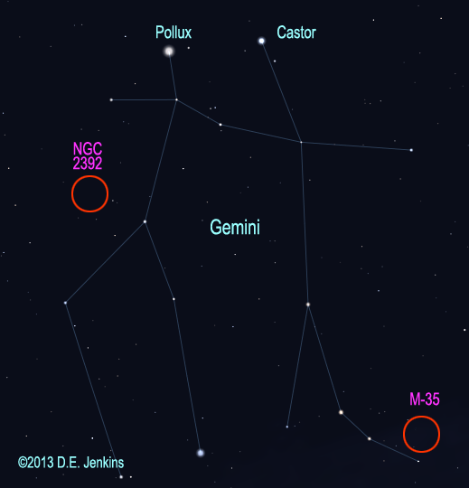 Finder Chart for Gemini