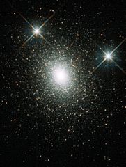 Hubble Space Telescope image of Andromeda's bright globular Mayall II.