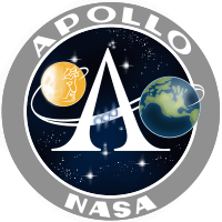 A mission patch for NASA Apollo missions