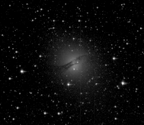 Centaurus A taken by Ben at MicroObservatory