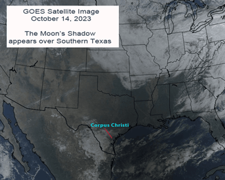 exerpt from animated gif of the Moon's shadow