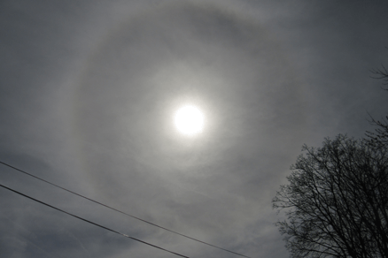 22-degree Halo during 2024 Total Solar Eclipse