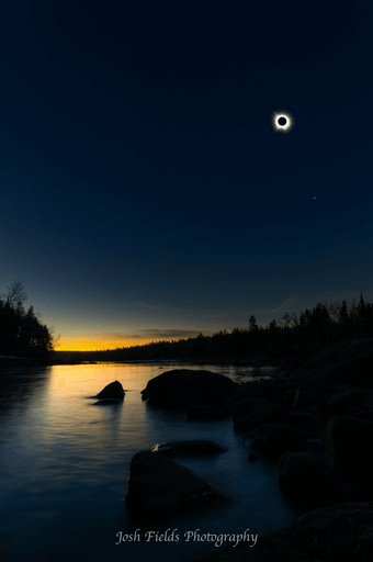 Josh Fields Montage of the 2024 Total Solar Eclipse