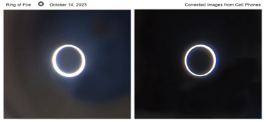 using cell phones to record the eclipse