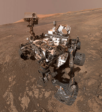 Curiosity Rover selfie at Mars