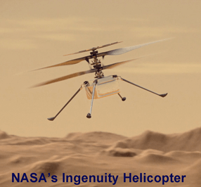Ingenuity, NASA's tiny helicopter