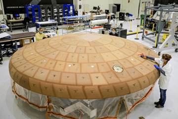 Orion-heatshield inspection