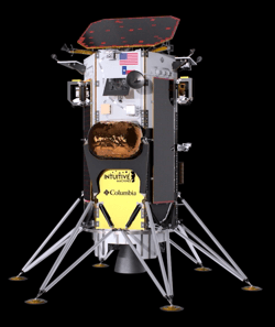 Nova-C lander, Image credit: Intuitive Machines