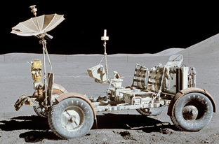 The Apollo 15 moonbuggy