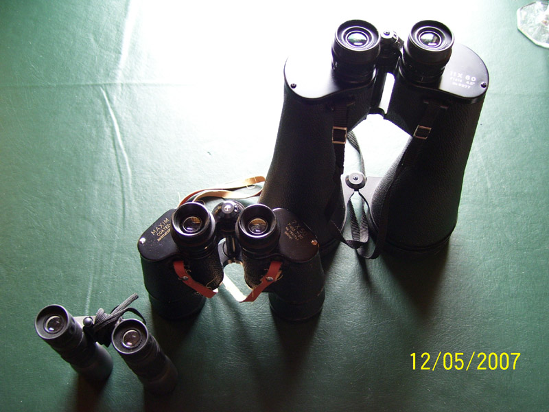 Various Binoculars