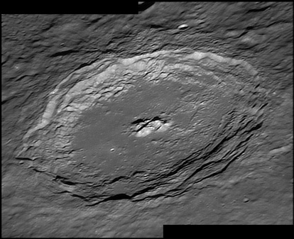 Image of Langrenus Crater courtesy Damian Peach