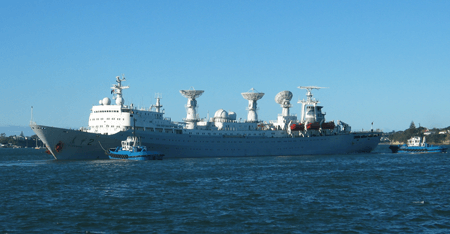 Yuan Wang-2 in Waitemata Harbour, Auckland, New Zealand 2006